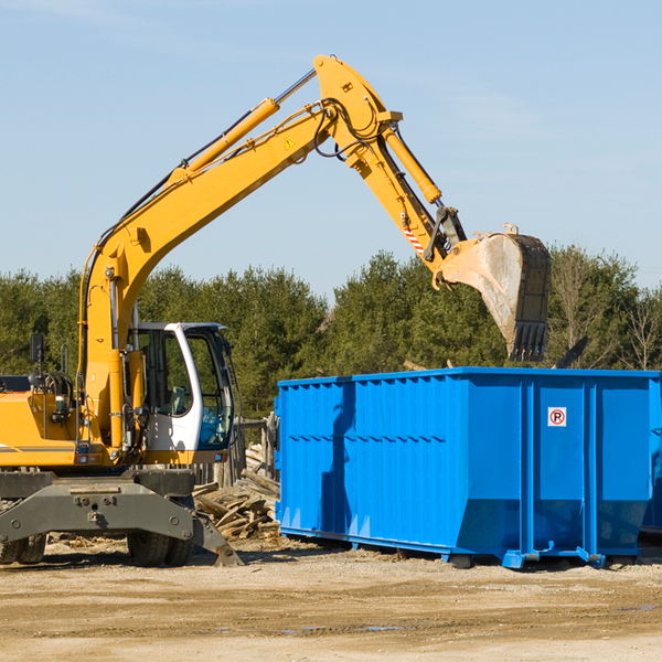 how does a residential dumpster rental service work in Pillow